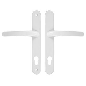 TSS Lever Lever UPVC Multipoint Door Handles - 92mm PZ Sprung 210mm Screw Centres
